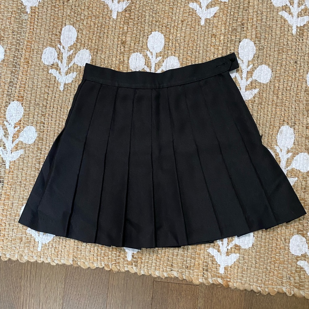 American Apparel black tennis skirt
